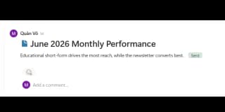 Marketing preview