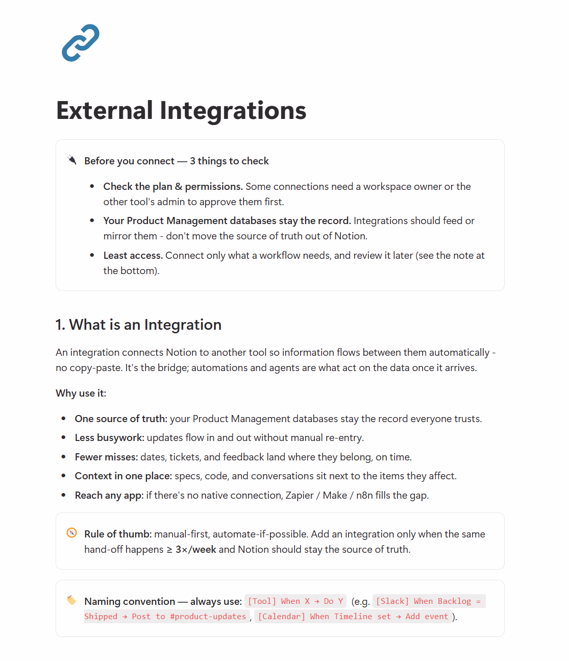 Integrations Guide