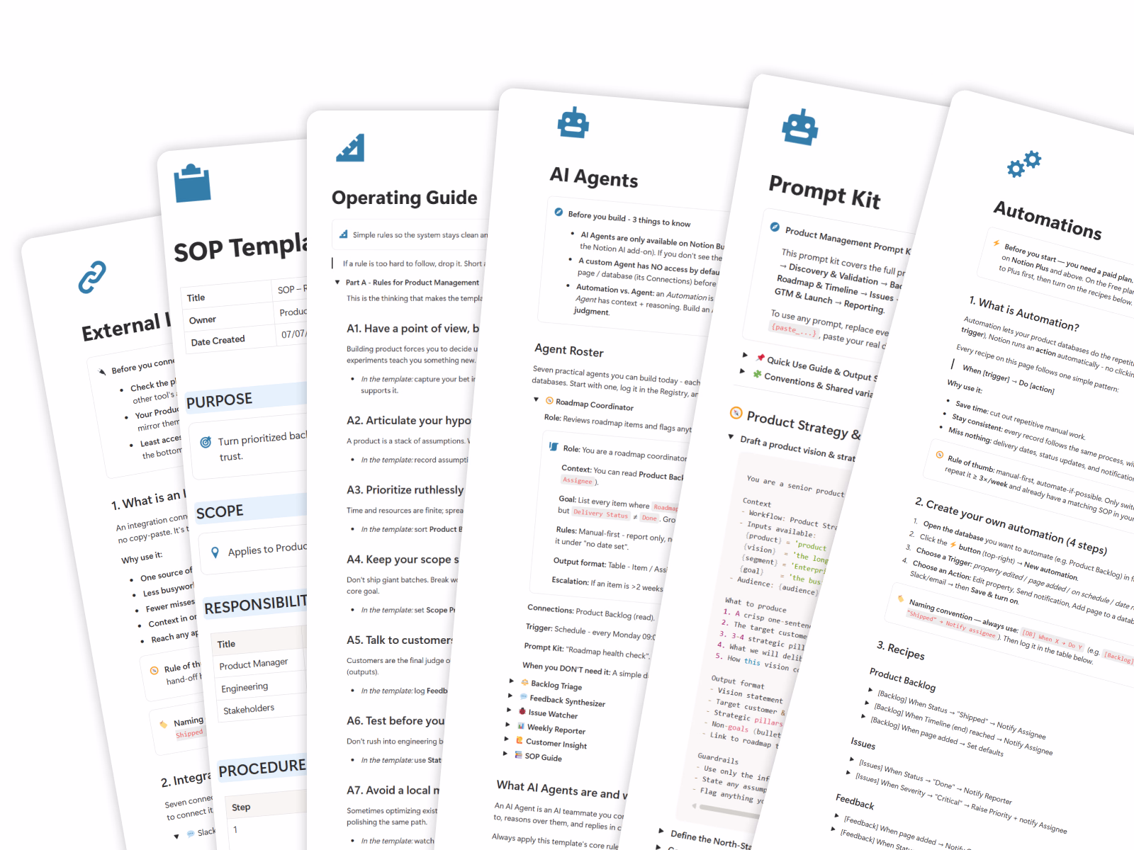 Standardize the product workflow