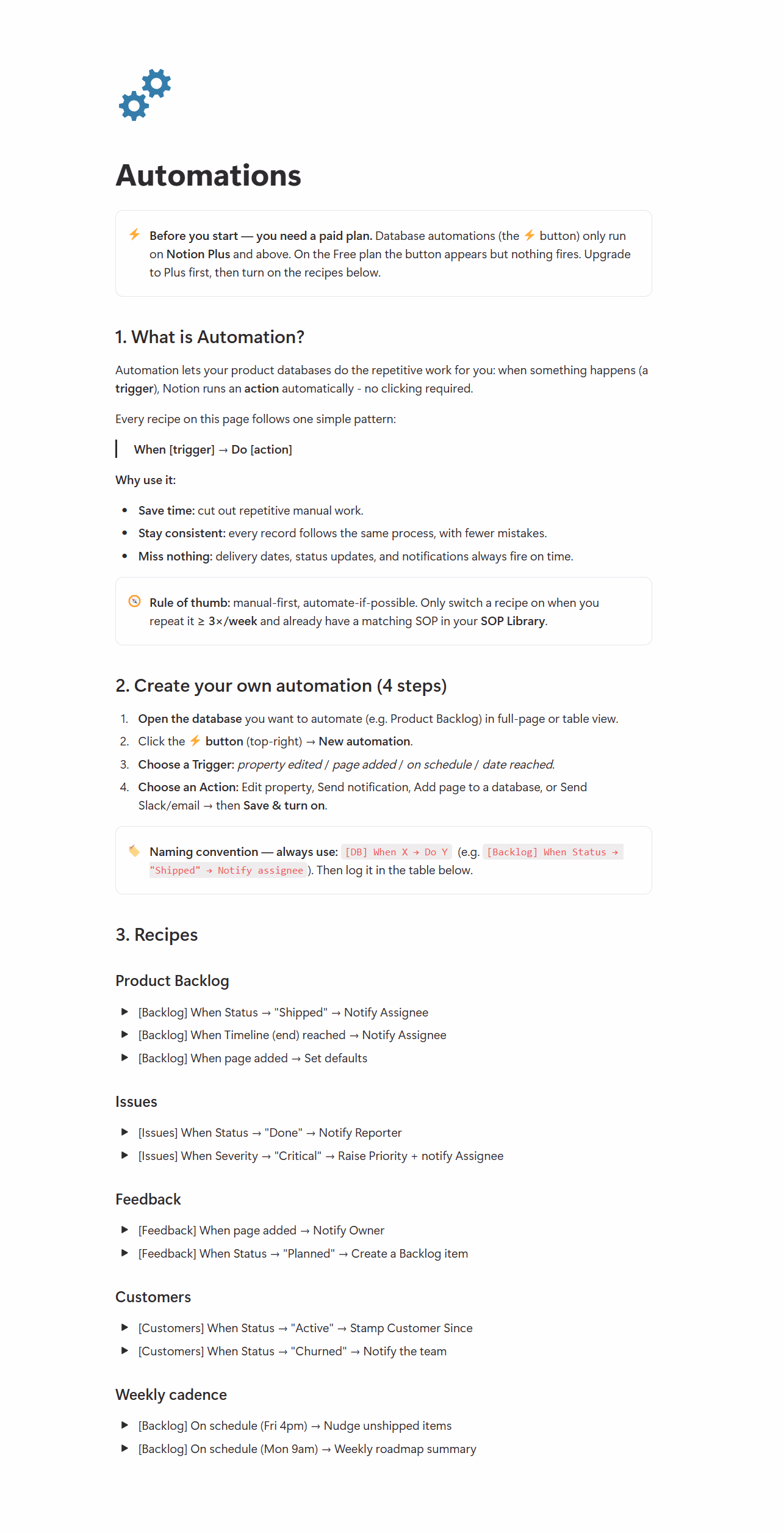Automations Guide