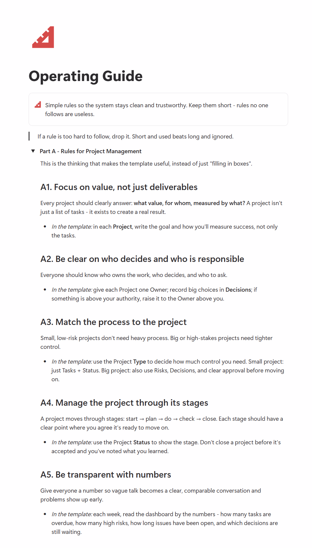 Operating Guide