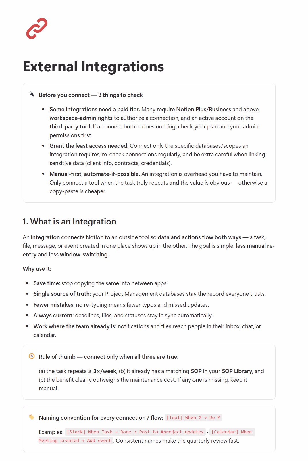 Integrations Guide